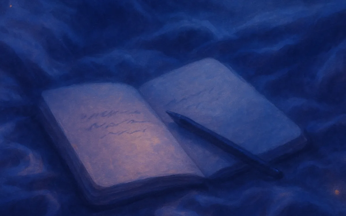 The journal only works if it is within arm’s reach before you sit up